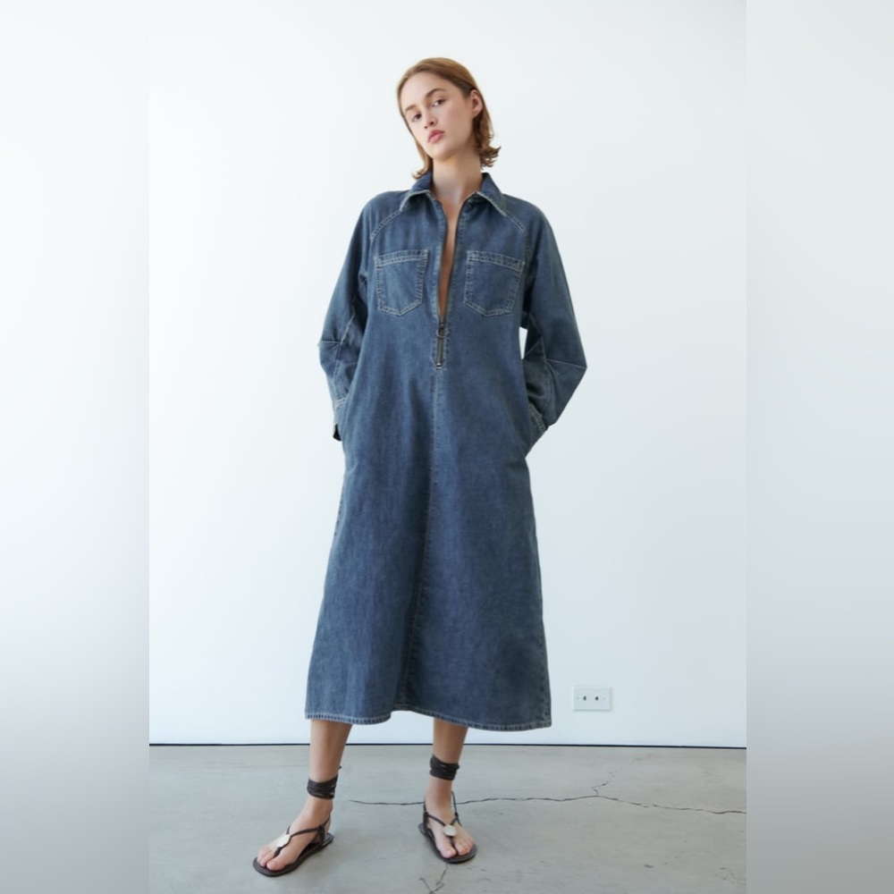 Zara denim dress